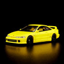 2024 Hot Wheels RLC 1995 Honda Integra TYPE R Exclusivo Red Line Club amarillo phoenix Llantas de Goma RR