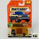 2000 Matchbox Farming Bedford Horse Box gris con 2 Caballos