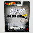 2023 Hot Wheels Premium  Entertainment James Bond 007 You Only Live Twice Toyota 2000GT Roadster blanco Llantas de Goma RR