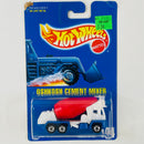 1992 Hot Wheels Oshkosh Cement Mixer 144 blanco BW Primera Edición
