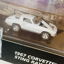 1999 Hot Wheels Collectibles Limited Edition Chevrolet 1967 Corvette Sting Ray blanco Llantas de Goma RR