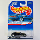 1999 Hot Wheels First Editions 1927 Ford Track T negro 5SP base ZAMAC Primera Edición