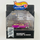 1999 Hot Wheels Collectibles Limited Edition Redwood Custom 50 Buick morado Llantas de Goma RR