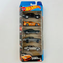 2023 Hot Wheels Fast & Furious Rápidos y Furiosos 5 Pack Set de 5 - 70 Dodge Charger R/T, Toyota Supra, 67 Mustang, 70 Chevelle SS, Aston Martin 1963 DB5