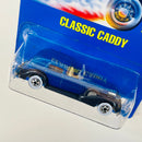1990 Hot Wheels Classic Caddy 1935 Cadillac azul metálico WW base ZAMAC
