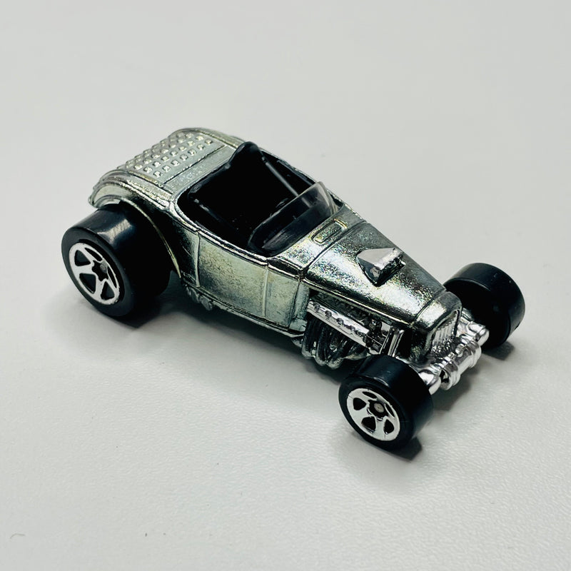 2000 Hot Wheels First Editions 1932 Ford Deuce Roadster ZAMAC 5SP - Loose