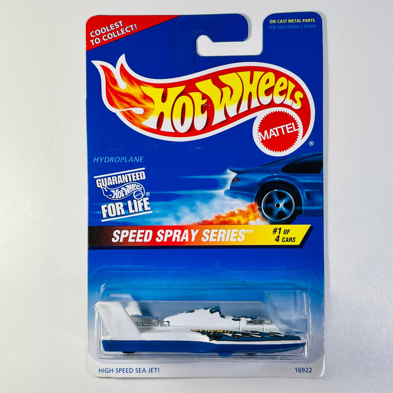 1997 Hot Wheels Speed Spray Series Hydroplane blanco MGW