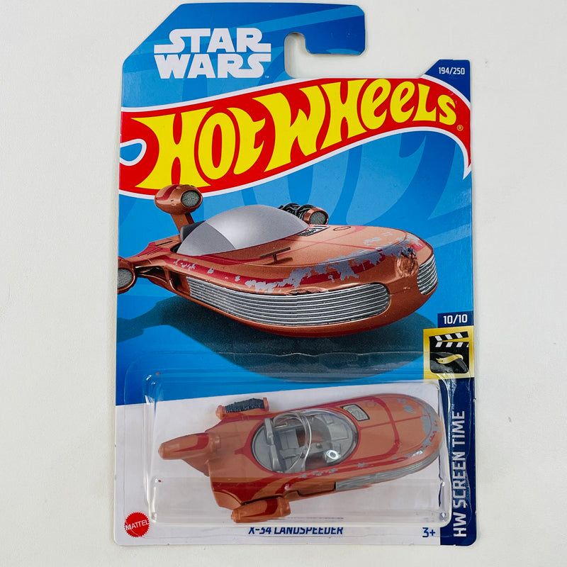 2022 Hot Wheels HW Screen Time Star Wars Luke Skywalker X-34 Landspeeder cobre 5SP