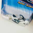 2005 Hot Wheels Rebel Rides W-Oozie 078 blanco MC3 base ZAMAC