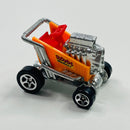 1999 Hot Wheels Express Lane 1067 naranja neón 5SP base ZAMAC - Loose/Suelto