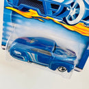 2000 Hot Wheels Tail Dragger 41 Ford Coupe 239 azul 3SP base ZAMAC