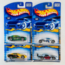 2001 Hot Wheels Anime Series Colección Set de 4 - Muscle Tone, Ford GT-90, Dodge Charger R/T, Olds Aurora GTS-1 Oldsmobile