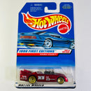 1998 Hot Wheels First Editions Double Vision rojo metálico LW