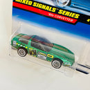 1998 Hot Wheels Mixed Signals Series 80s Corvette verde metálico LW base ZAMAC