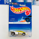 1997 Hot Wheels White Ice Series Colección Set de 4 - Speed Machine Mantis, Shadow Jet, Splittin Image II, Twin Mill II