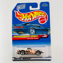 1999 Hot Wheels Mega Graphics Series Ford Mustang Cobra blanco SB