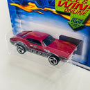 2002 Hot Wheels Olds 442 Oldsmobile 154 rojo metálico 3SP