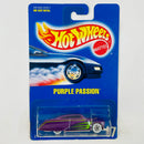 1990 Hot Wheels Purple Passion 49 Mercury 87 morado metálico WW variante Interior Rojo Primera Edición