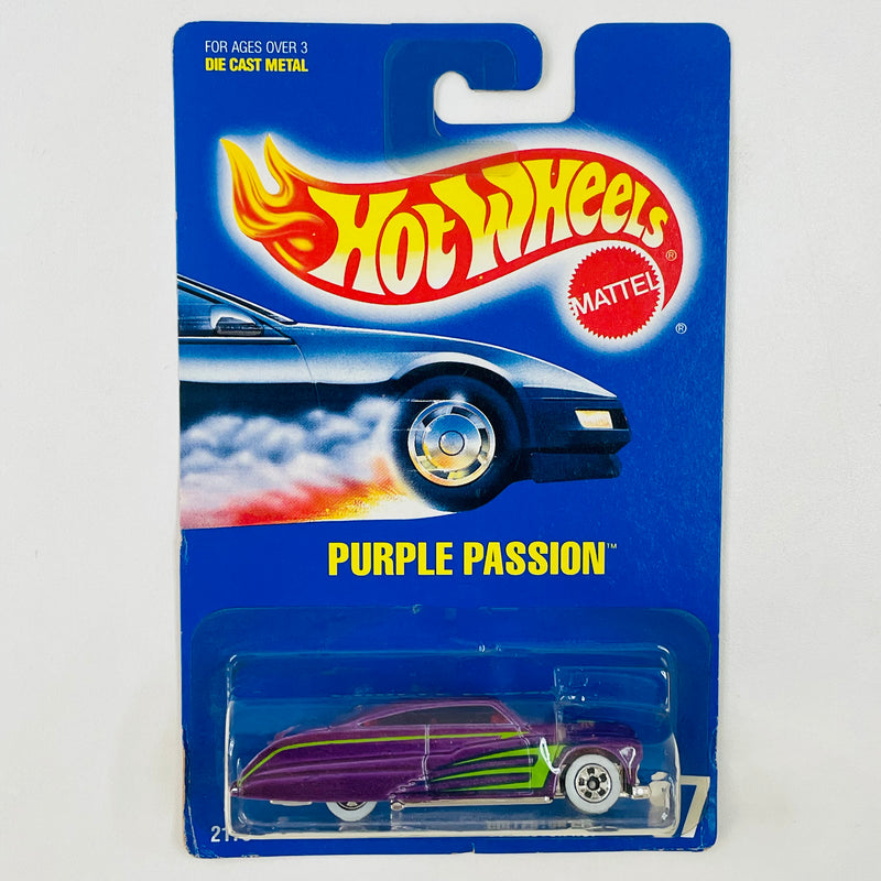 1990 Hot Wheels Purple Passion 49 Mercury 87 morado metálico WW varian