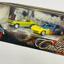 2002 Hot Wheels 100% Cool N Custom III Set de 2 con Llantas de Goma RR - 1967 Corvette, 1967 Pro Street Corvette Chevrolet