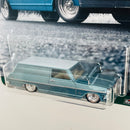 2021 Hot Wheels Premium Car Culture Fast Wagons 64 Chevy Nova Panel celeste metálico Llantas de Goma RR base ZAMAC