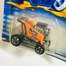 2001 Hot Wheels Express Lane 111 naranja neón 5SP base ZAMAC