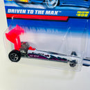 1998 Hot Wheels Driven to the Max 808 blanco 5SP base ZAMAC
