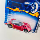 2003 Hot Wheels First Editions Golden Arrow 029 rojo 10SP base ZAMAC Primera Edición