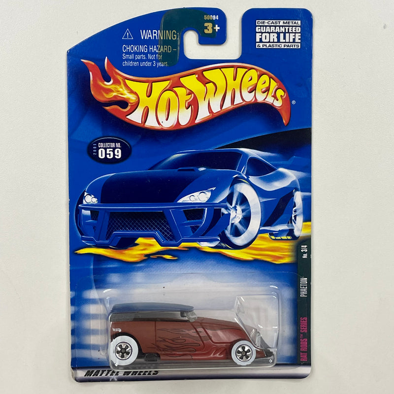 2001 Hot Wheels Rat Rods Phaeton Ford 059 marrón WW