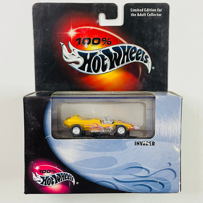 2001 Hot Wheels 100% Black Box Limited Edition Pontiac Invader morado Llantas de Goma RR