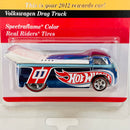 2012 Hot Wheels RLC Rewards Exclusivo Red Line Club Volkswagen Drag Truck azul race team spectraflame Llantas de Goma RR Redline