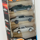 2023 Hot Wheels Fast & Furious Rápidos y Furiosos 5 Pack Set de 5 - 70 Dodge Charger R/T, Toyota Supra, 67 Mustang, 70 Chevelle SS, Aston Martin 1963 DB5