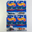 2000 Hot Wheels Mad Maniax Series Colección Set de 4 - Hot Wheels 500, Camaro Z28, Slideout, Twin Mill II