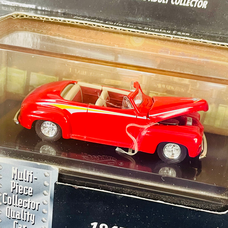 2000 Hot Wheels Collectibles Limited Edition 1947 Ford rojo Llantas de Goma RR