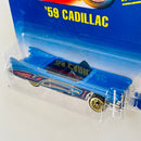 1997 Hot Wheels 59 Cadillac 266 azul metálico LW