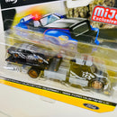 2022 Maisto Design 1:64 MiJo Exclusives Elite Transport Limited Edition 1/3,600 International Durastar Flatbed y 1988 Ford Mustang LX con Llantas de Goma