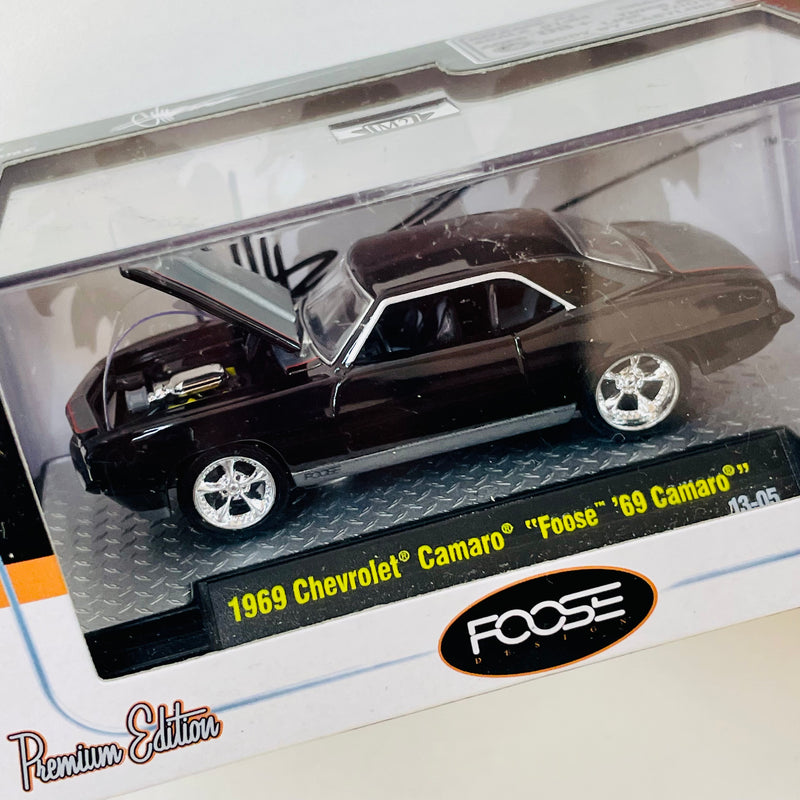 2013 M2 Machines Chip Foose Limited Edition 1969 Chevrolet Camaro Foose 69 Camaro negro Llantas de Goma