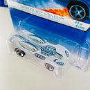 1997 Hot Wheels White Ice Series Colección Set de 4 - Speed Machine Mantis, Shadow Jet, Splittin Image II, Twin Mill II