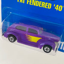 1991 Hot Wheels Fat Fendered 40 Ford 216 morado BW base ZAMAC