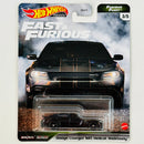 2021 Hot Wheels Premium Fast & Furious Fleet Rápidos y Furiosos Dodge Charger SRT Hellcat Widebody negro Llantas de Goma RR Primera Edición