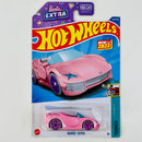 2022 Hot Wheels Tooned Barbie Extra Fiat 500e rosado Y5 Primera Edición