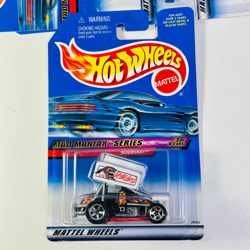 2000 Hot Wheels Mad Maniax Series Colección Set de 4 - Hot Wheels 500,