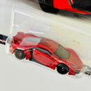 2023 Hot Wheels Premium Fast & Furious Rápidos y Furiosos W Motors Lykan HyperSport rojo metálico Llantas de Goma