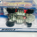 1998 Hot Wheels Radio Flyer Wagon 827 rojo 5SP base ZAMAC de Malasia