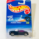 1995 Hot Wheels Power Pipes 349 azul oscuro 5SP