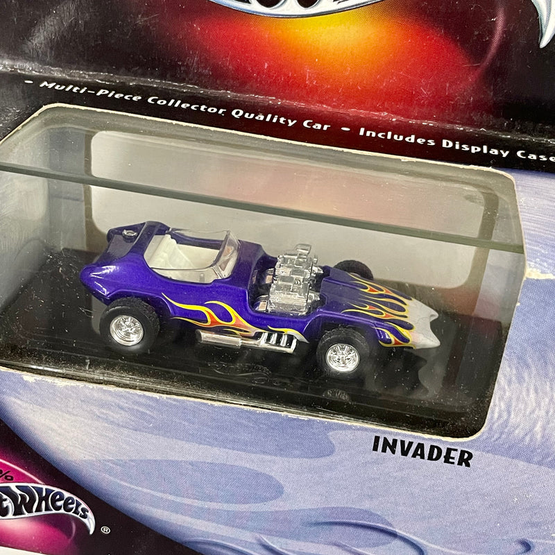 2001 Hot Wheels 100% Black Box Limited Edition Pontiac Invader morado Llantas de Goma RR