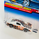 1999 Hot Wheels Mega Graphics Series Ford Mustang Cobra blanco SB