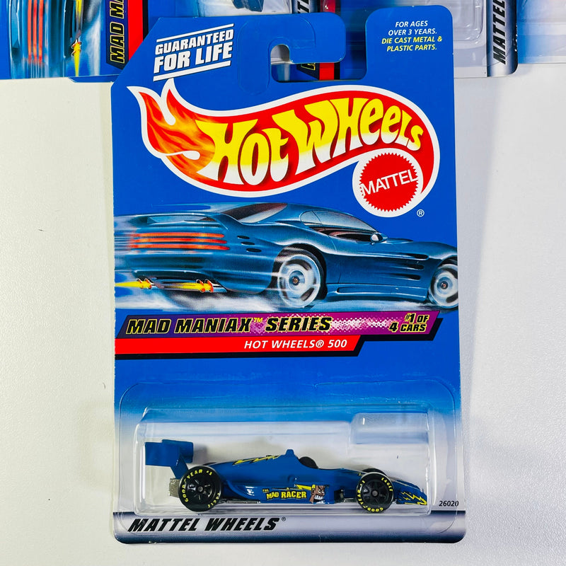 2000 Hot Wheels Mad Maniax Series Colección Set de 4 - Hot Wheels 500,