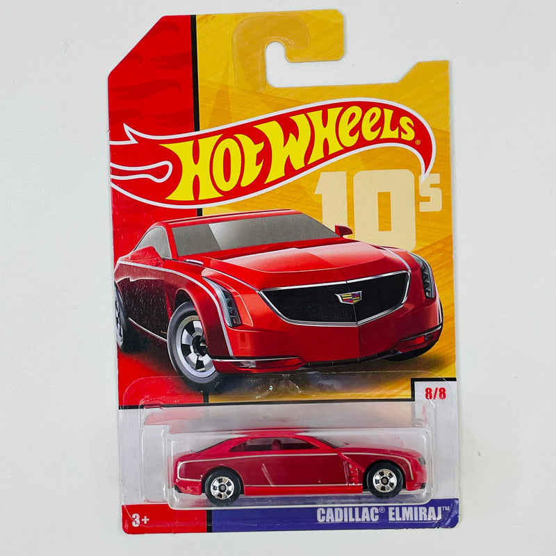 2019 Hot Wheels Target Exclusive Throwback 10s Cadillac Elmiraj rojo metálico BW