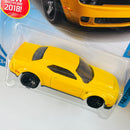 2018 Hot Wheels Factory Fresh 18 Dodge Challenger SRT Demon amarillo PR5 Primera Edición